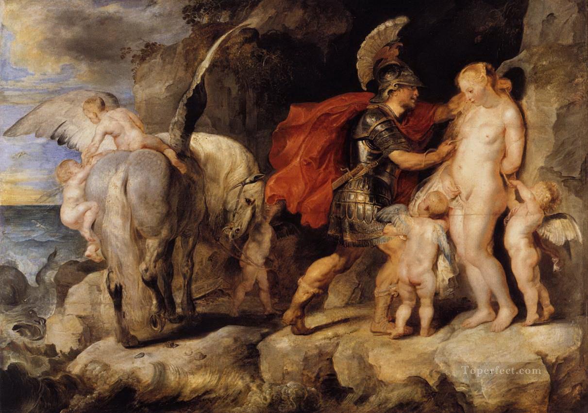 アンドロメダを解放するペルセウス ピーター・パウル・ルーベンス油絵